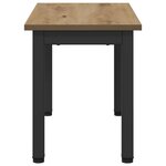 vidaXL Table basse Chêne artisan 60 x 30 x 36 cm Bois d'ingénierie