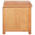 vidaXL Boîte de rangement avec stockage Naturel 50 x 45 x 45 cm