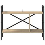 vidaXL Étagère Chêne Sonoma 75 x 30 x 58 5 cm Bois d'ingénierie