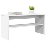 vidaXL Meuble TV Blanc 80 x 30 x 40 cm Bois d'ingénierie