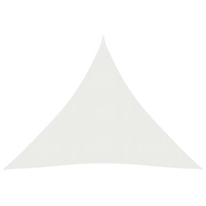 vidaXL Voile d'ombrage 160 g/m² Blanc 6x6x6 m PEHD