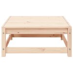 vidaXL Salon de jardin 3 Pièces bois massif de pin