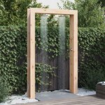 vidaXL Douche d'extérieur 226 cm Naturel