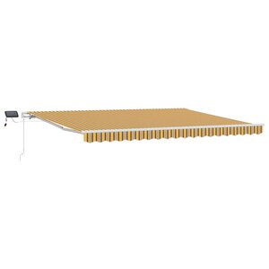 vidaXL Auvent Rétractable with 450 × 300 cm Multicolore