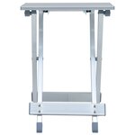 vidaXL Tabouret de camping Aluminium 28x26x39 cm