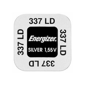 Blister de 1 Pile Montres Oxyde d'Argent 337 SR416SW ENERGIZER