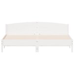 vidaXL Cadre de lit sans matelas blanc 180x200 cm bois massif de pin