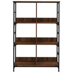 vidaXL Bibliothèque chêne marron 78 5x33x117 5 cm bois d'ingénierie