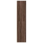 vidaXL Buffet haut chêne marron 70x41x185 cm bois d'ingénierie