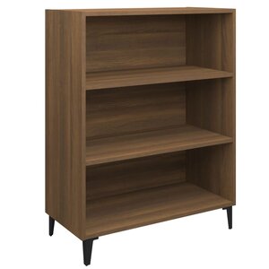 vidaXL Buffet Chêne marron 69 5x32 5x90 cm Bois d'ingénierie