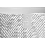 Pot de fleur Jazz Rond - Blanc Ø 26 x hauteur 24 cm - Intérieur 100  recyclé