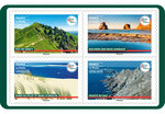 Carnet 12 timbres - France terre de tourisme - Sites naturels - Lettre verte