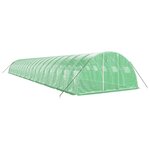 vidaXL Serre avec cadre en acier vert 80 m² 20x4x2 m