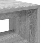 vidaXL Meuble TV Gris Sonoma 60 x 30 x 40 cm Bois d'ingénierie
