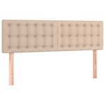 vidaXL Têtes de lit 2 Pièces Cappuccino 72x5x78/88 cm Similicuir