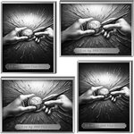 Monnaie ETERNAL MASTERPIECES IV Set 4 x 1/2 Oz Lingot Argent 2025 (PRÉCOMMANDE)