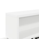 vidaXL Porte-manteau mural Blanc 100 x 12 x 43.5 cm Bois d'ingénierie