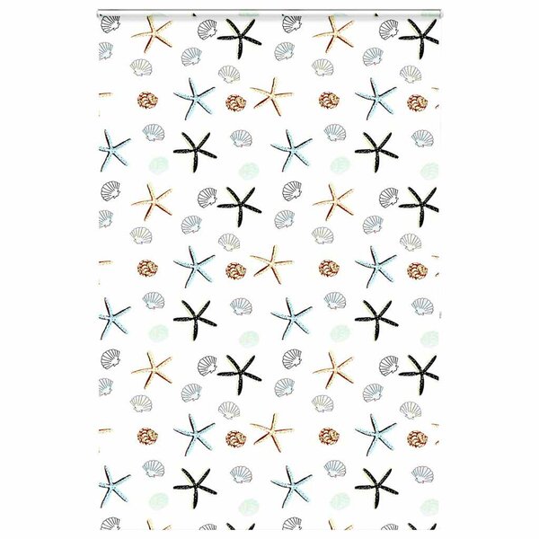 vidaXL Store enrouleur de douche avec cassette largeur du tissu 146 cm