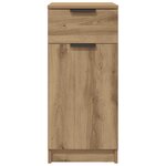 vidaXL Armoire de bureau chêne artisanal 33x50x75 cm bois d'ingénierie