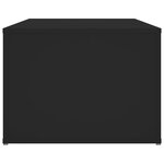 vidaXL Table basse Noir 100x50x36 cm Bois d'ingénierie