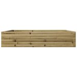 vidaXL Jardinière 110x110x23 cm bois de pin imprégné