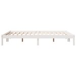 vidaXL Cadre de lit extra long sans matelas 140x220 cm bois massif pin