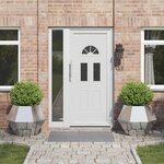 vidaXL Jardinière 2 Pièces Argent 75 x 75 x 60 cm Acier inoxydable