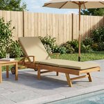 vidaXL Transat 100  Polyester Teck Solide