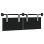 vidaXL Tête de lit suspendue Tissu