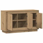 vidaXL Buffet chêne artisanal 102x35x55 cm bois d'ingénierie