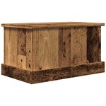 vidaXL Boîtes de rangement vieux bois 30x50x28 cm bois d'ingénierie
