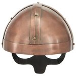 vidaXL Casque de viking de réplique antique pour GN Cuivre Acier
