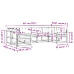 vidaXL Ensemble de canapés d'extérieur 6 Pièces Blanc et gris clair