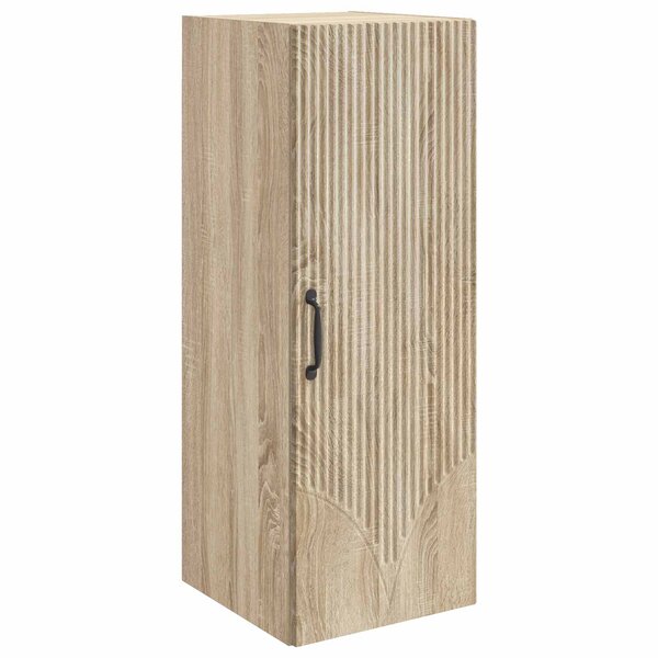 vidaXL Armoire Murale 33 x 34 5 x 90 cm Bois d'ingénierie Chêne Sonoma