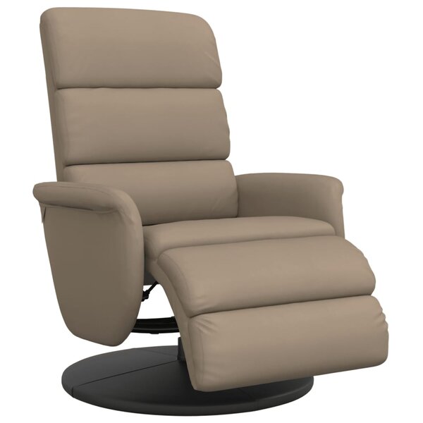 vidaXL Fauteuil inclinable avec repose-pieds cappuccino similicuir