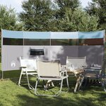 vidaXL Brise-vent de camping bleu 366x152x152 cm imperméable