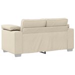 vidaXL Canapé love seat en lin de 120 cm