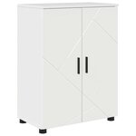 vidaXL Cabinet de salle de bain Blanc brillant 60 x 35 x 80 cm