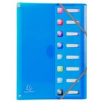 Trieur Extensible En Polypropylène 8 Compartiments Iderama Pp - A4 - Couleurs Assorties - X 8 - Exacompta