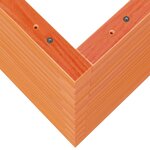 vidaXL Jardinière cire marron 90x60x68 5 cm bois de pin massif