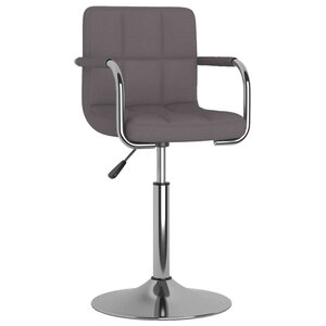 vidaXL Chaise de salle à manger Taupe Tissu