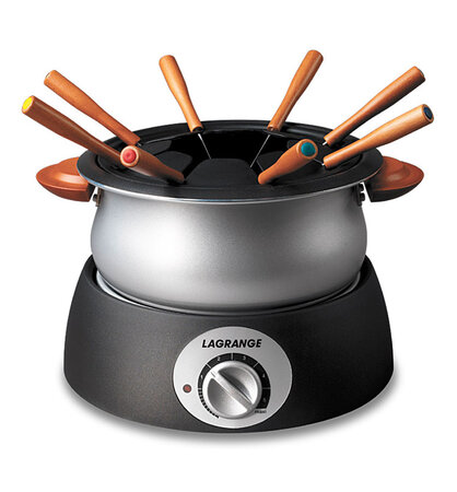 Lagrange Fondue Noir 900W 8 Personnes 349001