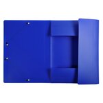 Chemise À Élastiques 3 Rabats Pp Opak - A4 - Bleu Foncé - X 50 - Exacompta