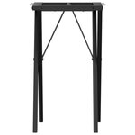 vidaXL Pieds de table à manger cadre en X 40x40x73 cm fonte
