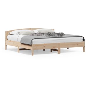 vidaXL Cadre de lit sans matelas 180x200 cm bois massif de pin