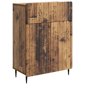 vidaXL Buffet Bois ancien 66 x 34 5 x 92 cm Bois d'ingénierie