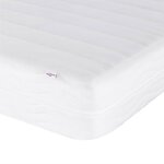 vidaXL Lit avec matelas noir 100x200 cm similicuir