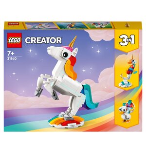 LEGO Creator - La Licorne Magique 31140 : Set 3-en-1 pour Enfants