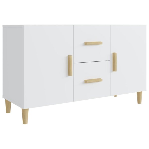 vidaXL Buffet blanc 100x36x60 cm bois d'ingénierie