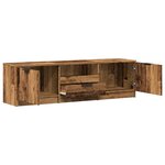 vidaXL Meuble TV vieux bois 140x35x40 cm bois d'ingénierie